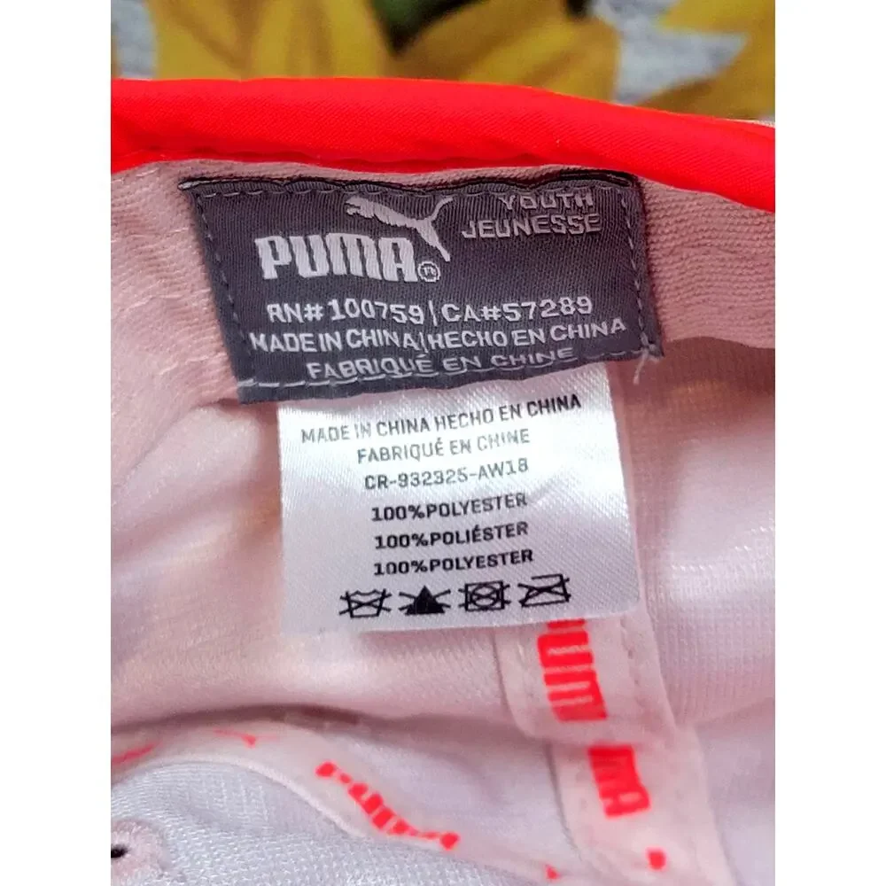 Puma Pink Ball Cap Youth Size NWT‎